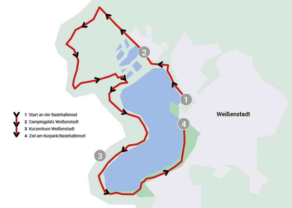 Laufstrecke Firmenlauf
